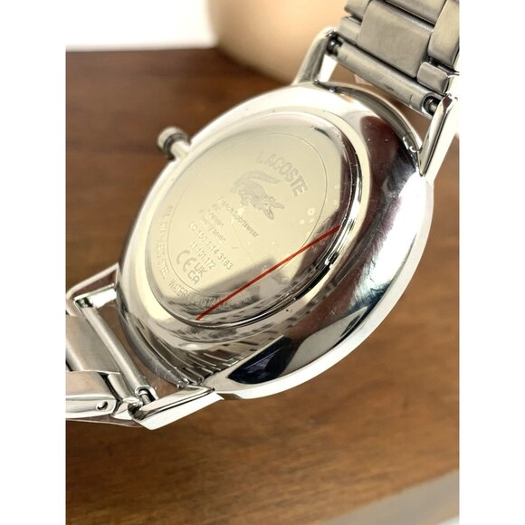 Lacoste Men's Watch 2011305 Quartz Blue Dial Silver Stainless Steel 40mm - Picture 6 of 13